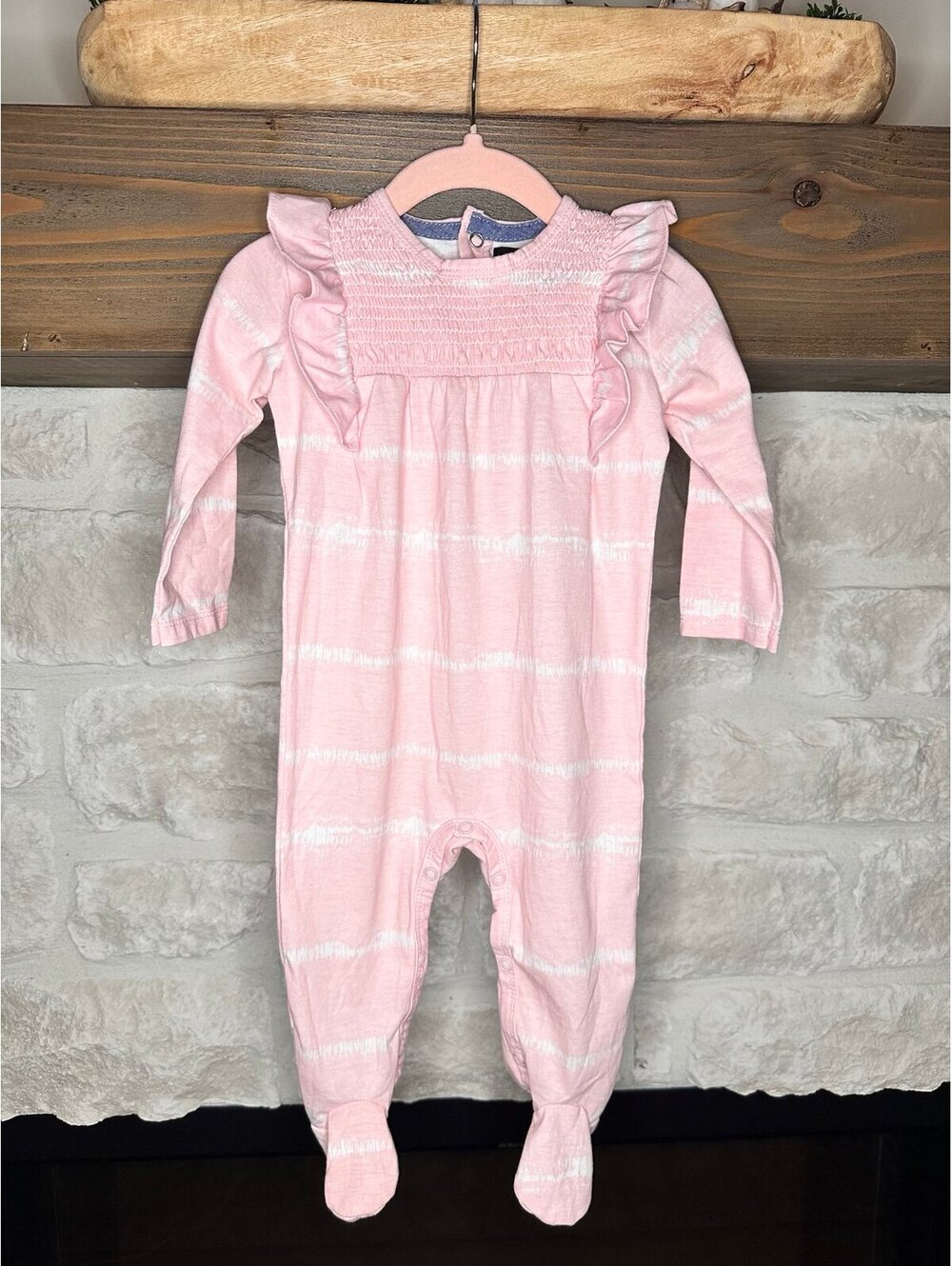7 For All Mankind Footed Jumpsuit - Sz 6/9m